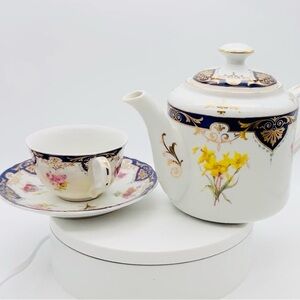 VINTAGE Biltmore Estate Teapot, Cup and Saucer